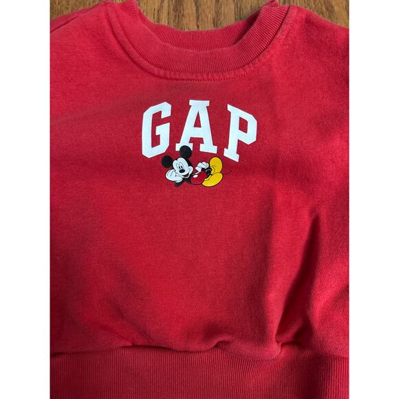 Gap x Disney Child’s Babies 6-12 Month Mickey Mouse Sweatshirt- EUC - Picture 2 of 4